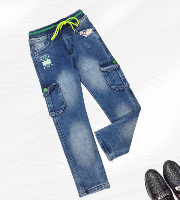 Picture of Jeans for Kids in a Shade of Blue