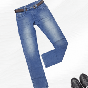 Boys Denim with wash in shade of light blue