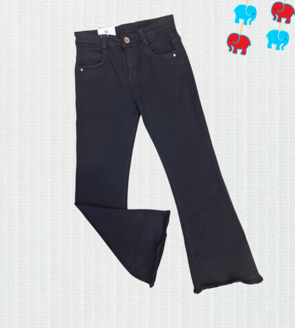 Denim Jeans For Girls in Black Color