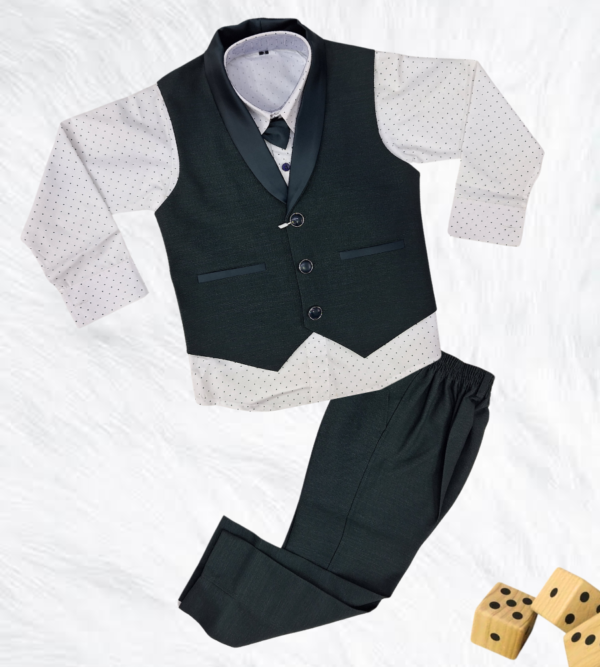 boys vest coat set