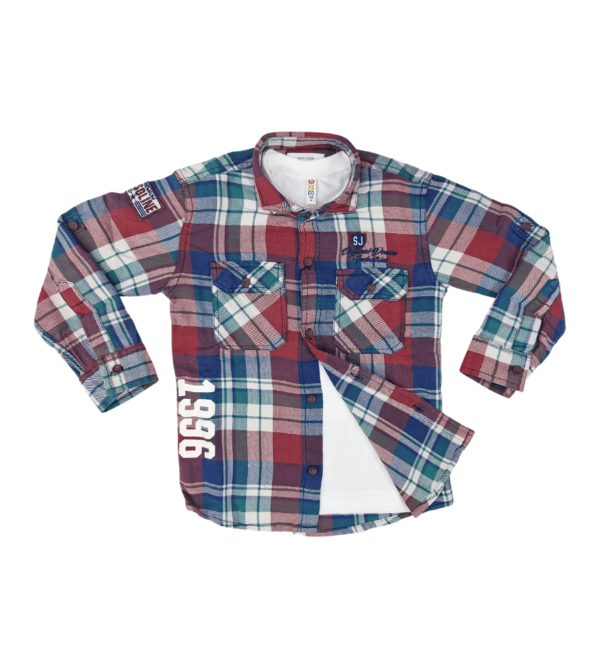 Premium Smart Shirt with Tshirt for Boys BS - Image 3